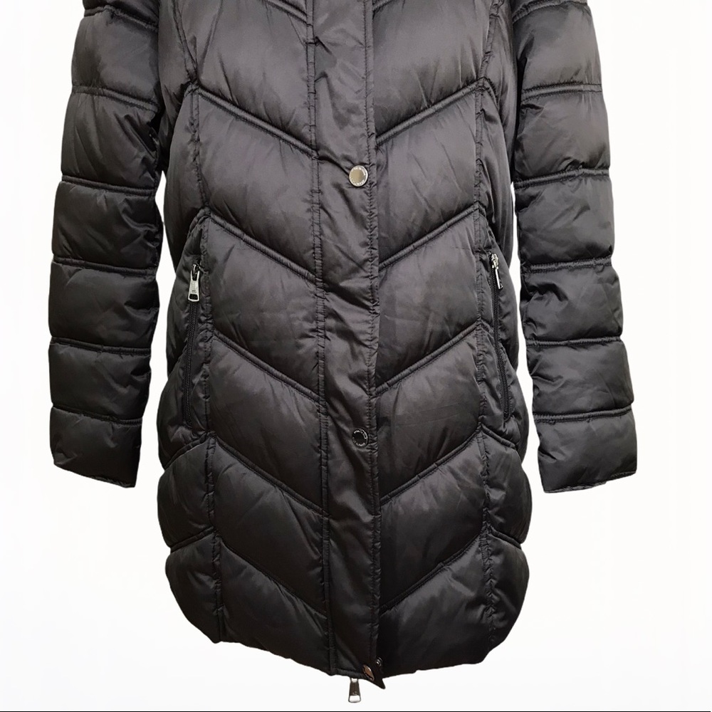 Kenneth Cole Faux Fur Puffer Hooded Parka/Coat - L - Picture 12 of 17
